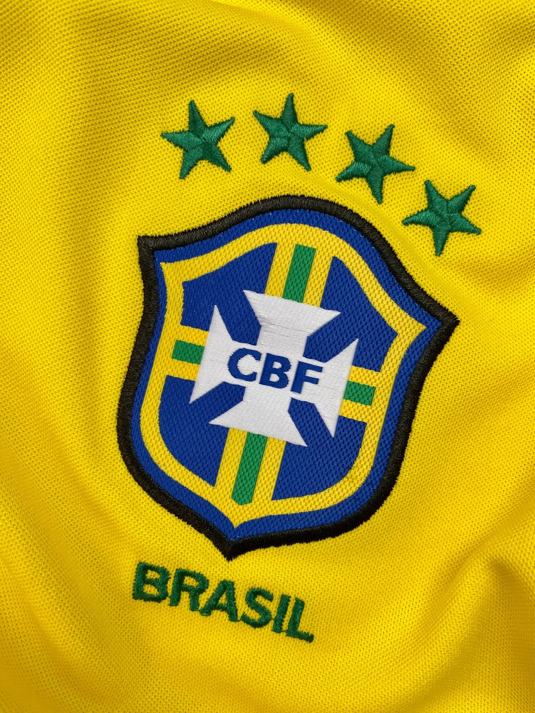 Jersey Retro Brasil 1998 Local Ronaldo escudo