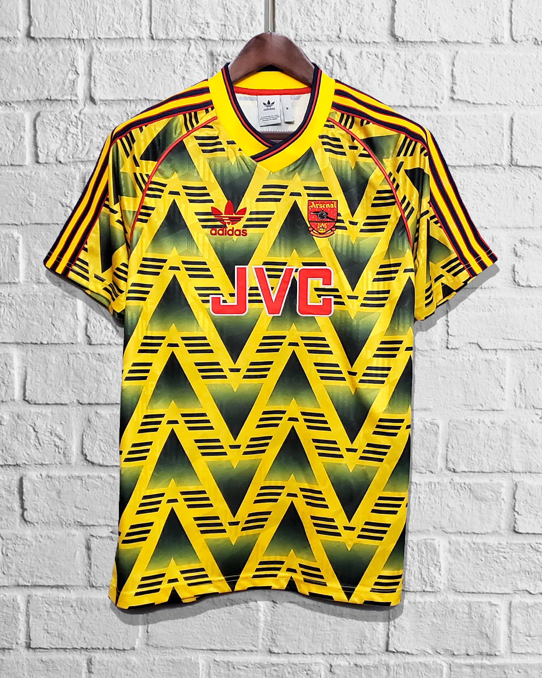 Jersey Retro Arsenal 1991 1993 Visita frente