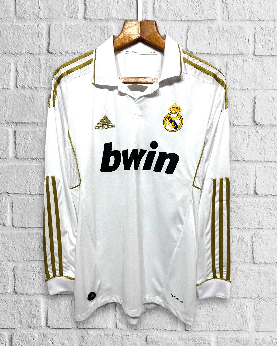 Jersey Retro Real Madrid 2011 2012 Home Manga Larga Ronaldo