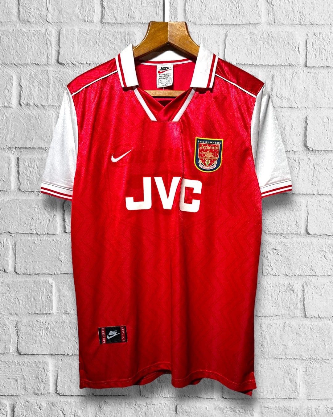 Arsenal 1997 Kit Jersey Retro Arsenal 1997 1998 Local Bergkamp – FUTTROLSMX