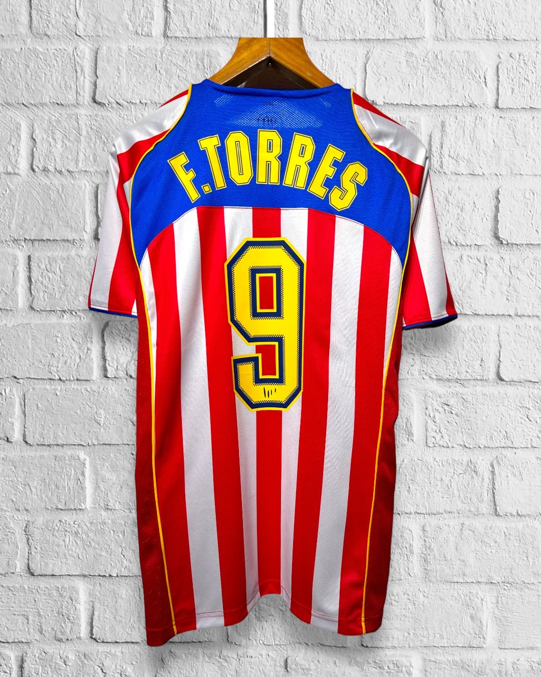 Jersey Retro Atletico de Madrid Spider Man 2004 2005 Local Torres