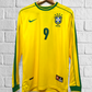 Jersey Retro Brasil 1998 Local Ronaldo Manga Larga