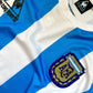 jersey argentina 1986 local Maradona detalle