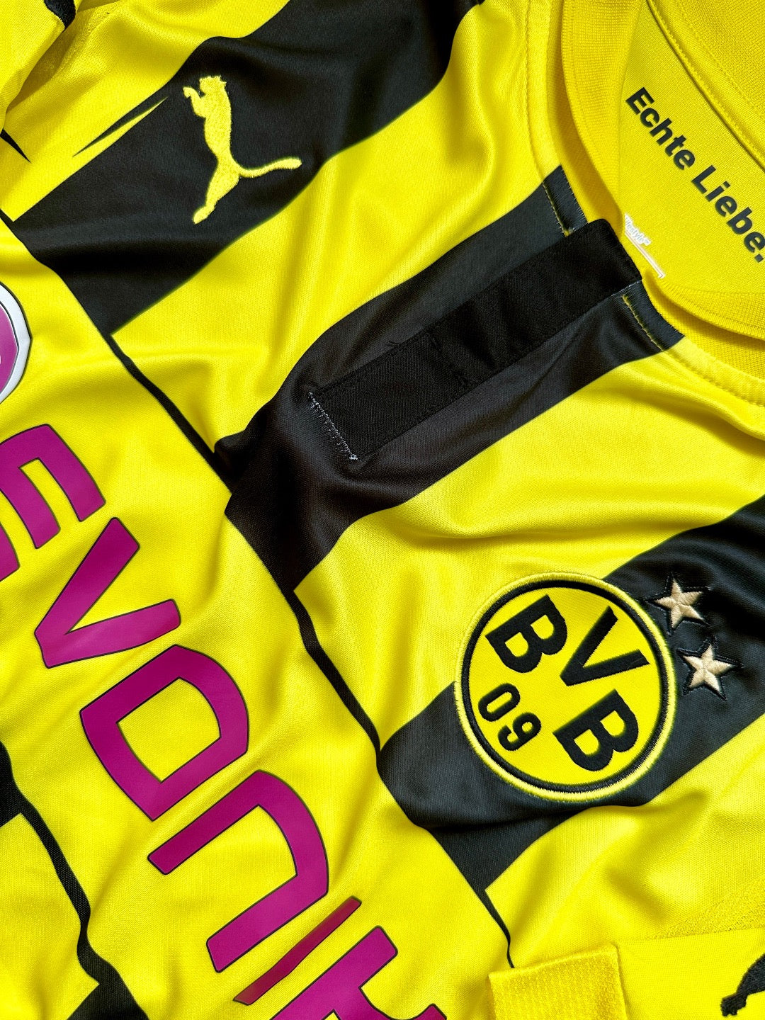 Jersey Retro Borussia Dortmund 2012 2013 Local Marco Reus detalle