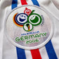 Jersey Retro Francia 2006 Local Zinedine Zidane parche Alemania 2006