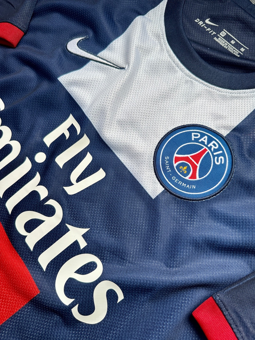 Jersey Retro PSG Paris Saint germain 2013 2014 Local Ibrahimovic detalle