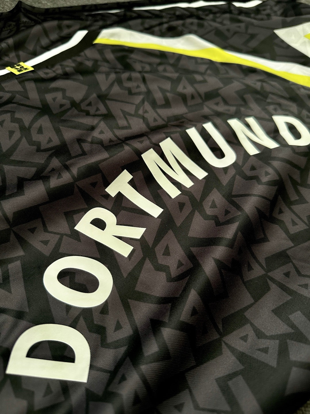 Jersey Retro Borussia Dortmund 1995 1996 Visitante Manga larga