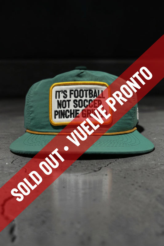 Gorra Snapback “It`s Football not Soccer”