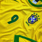 Jersey Retro Brasil 1998 Local Ronaldo Manga Larga detalle