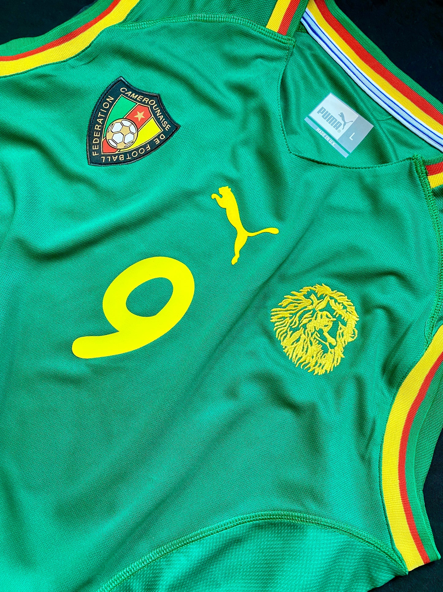 Jersey Retro Camerun 2002 Local Samuel Etoó