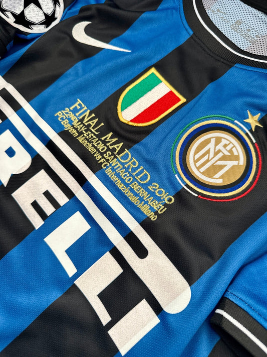 Jersey Retro Inter Milan 2010 Local Final Champions League detalle