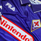 Jersey Retro Fiorentina 1998 1999 Local Batistuta Manga Larga detalle