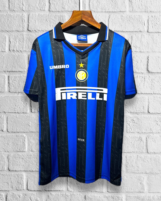 Jersey Retro Inter Milan 1997 1998 Local Ronaldo 