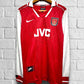 Jersey Retro Arsenal 1996 1997 Local Manga Larga Bergkamp