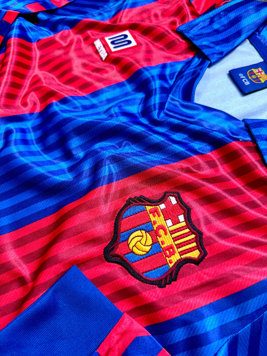 Jersey Retro Barcelona 1992 1993 Local Manga Larga