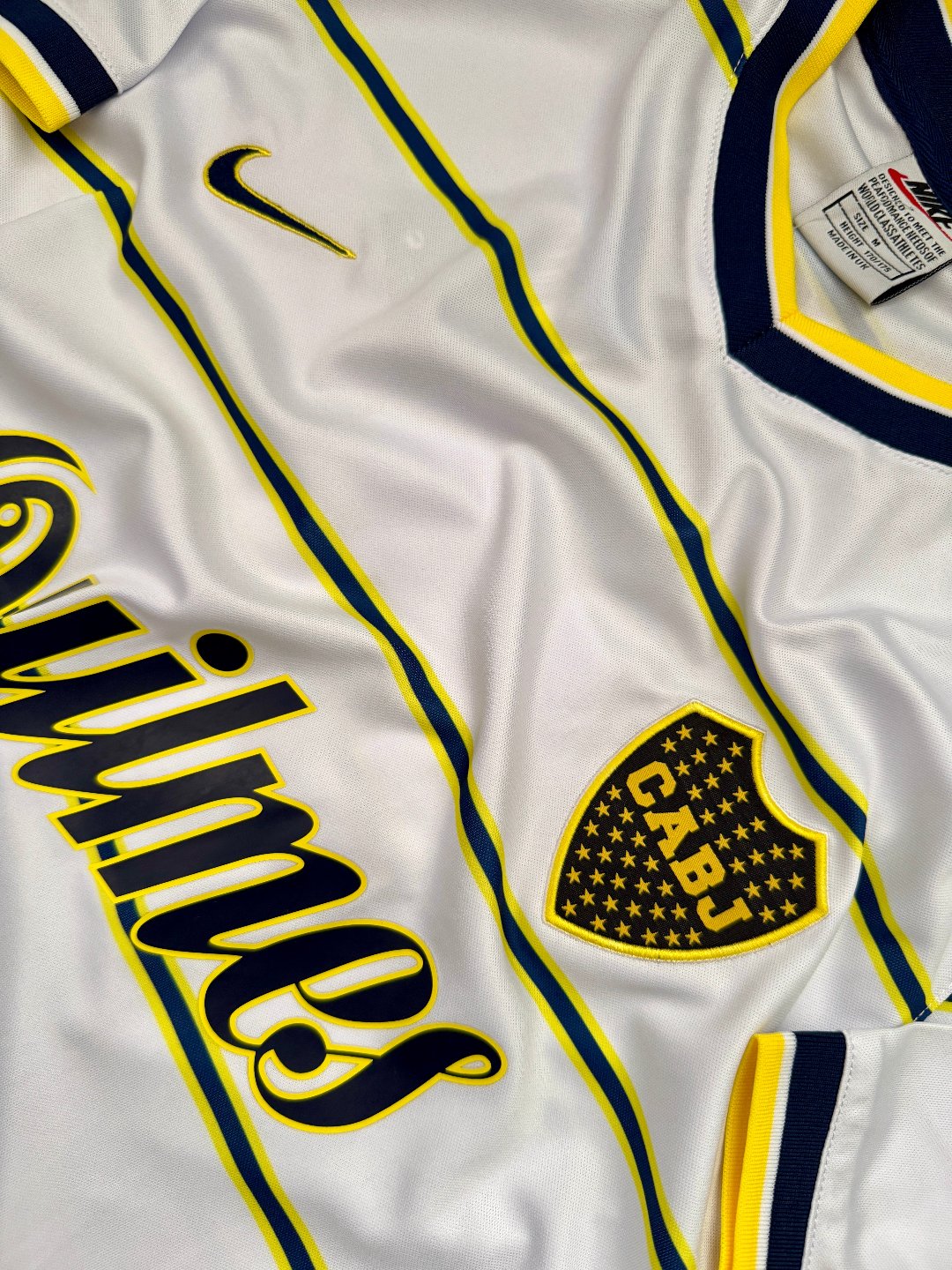 Jersey Retro Boca Juniors 1998 1999 Copa Mercosur Palermo