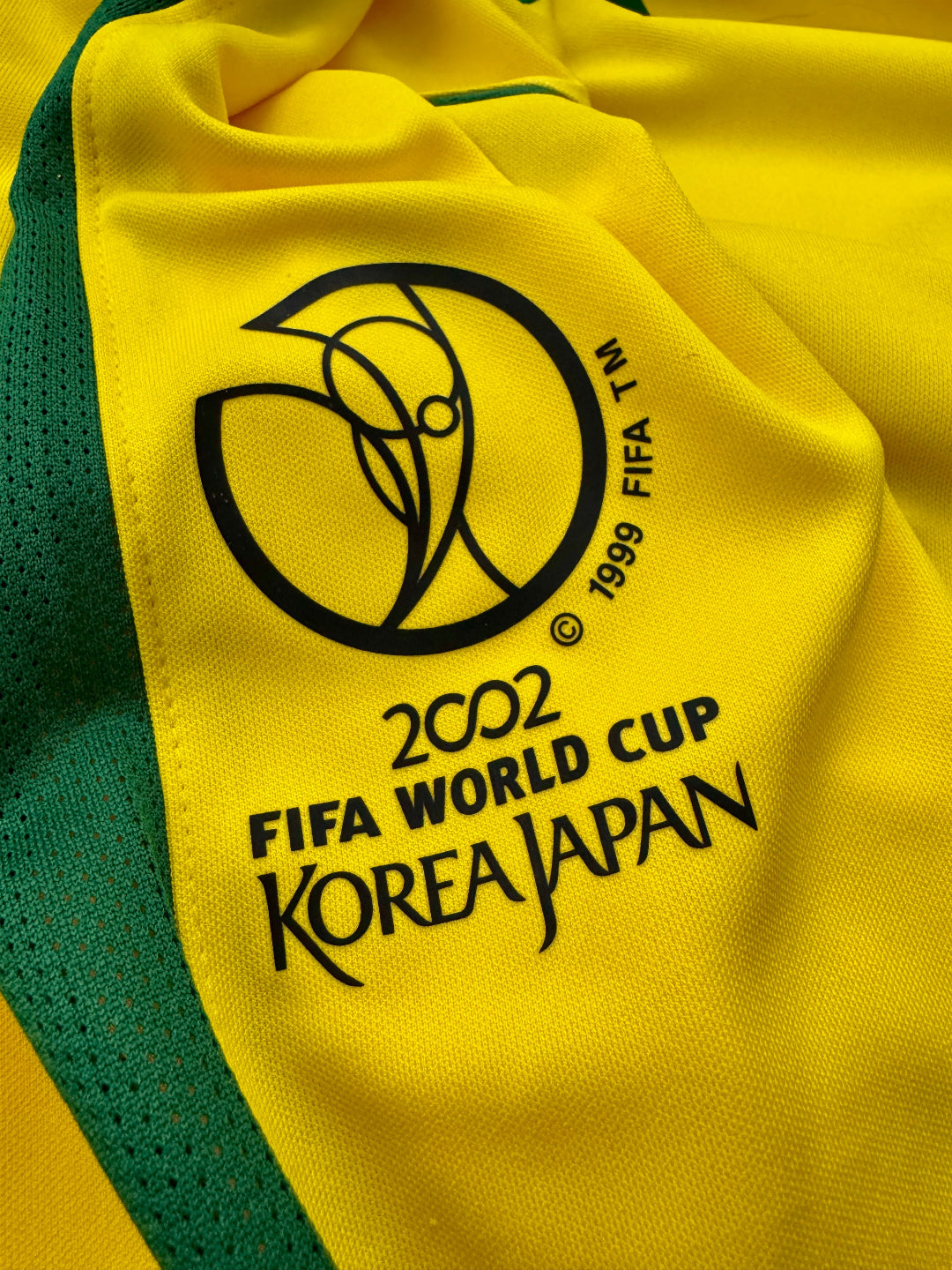 Jersey Retro Brasil 2002 Local Ronaldinho Campeón