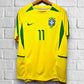 Jersey Retro Brasil 2002 Local Ronaldinho Campeón
