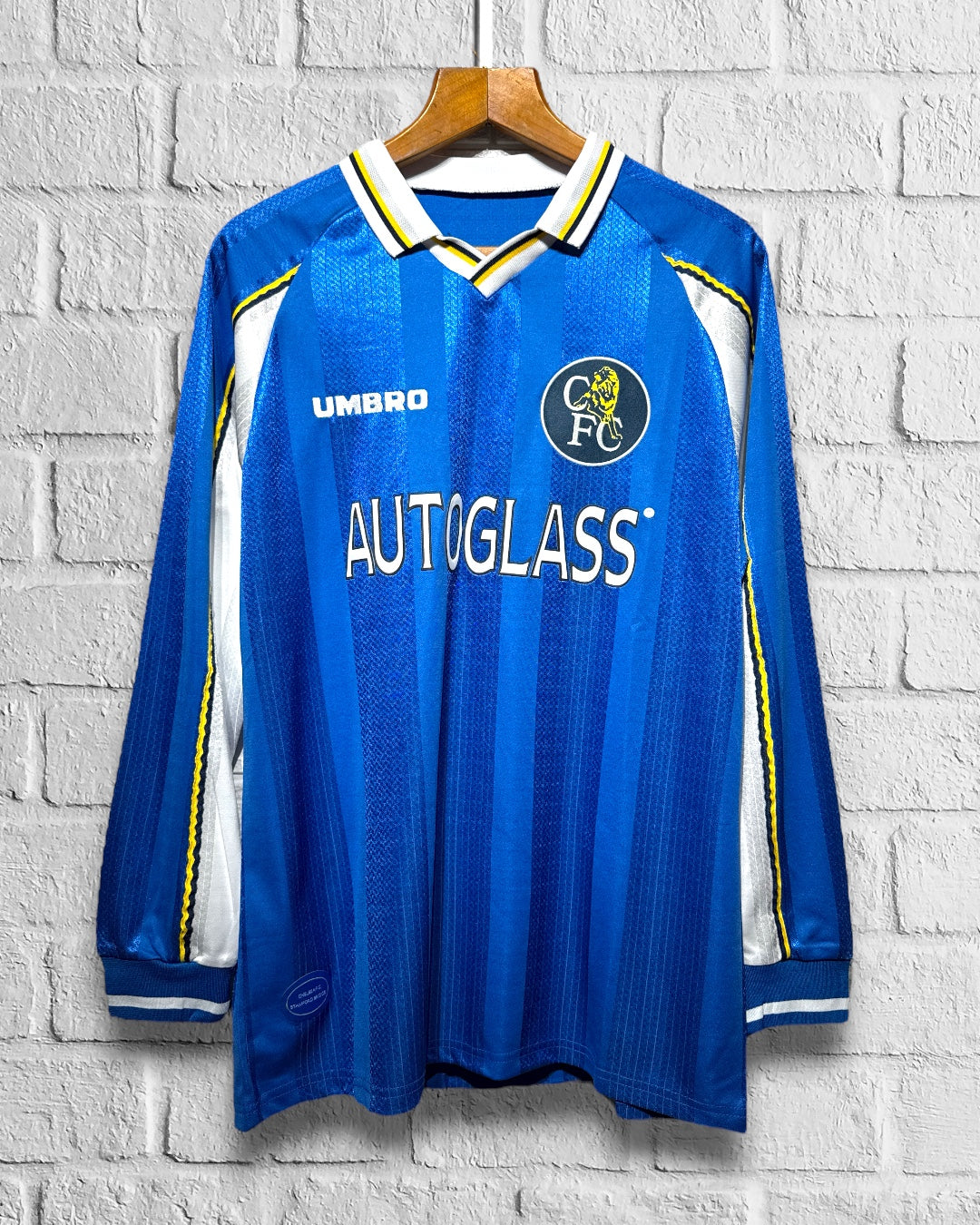 Jersey Retro Chelsea 1997 1998 1999 Local Manga Larga