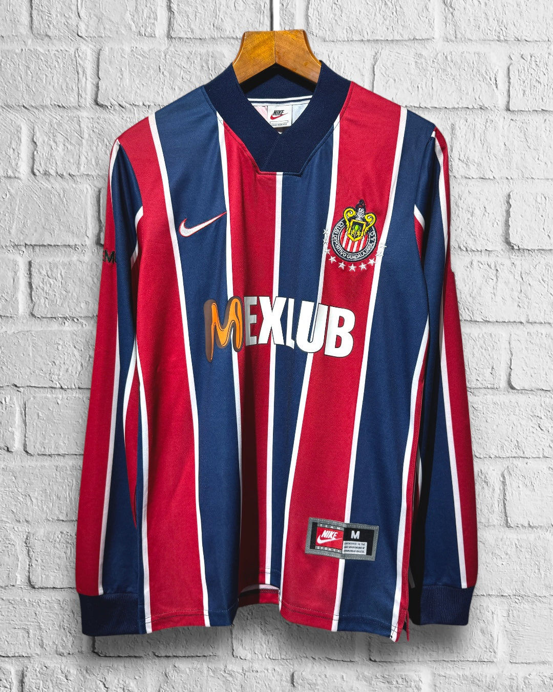 Jersey Retro Chivas Guadalajara 1997 Visitante Manga Larga