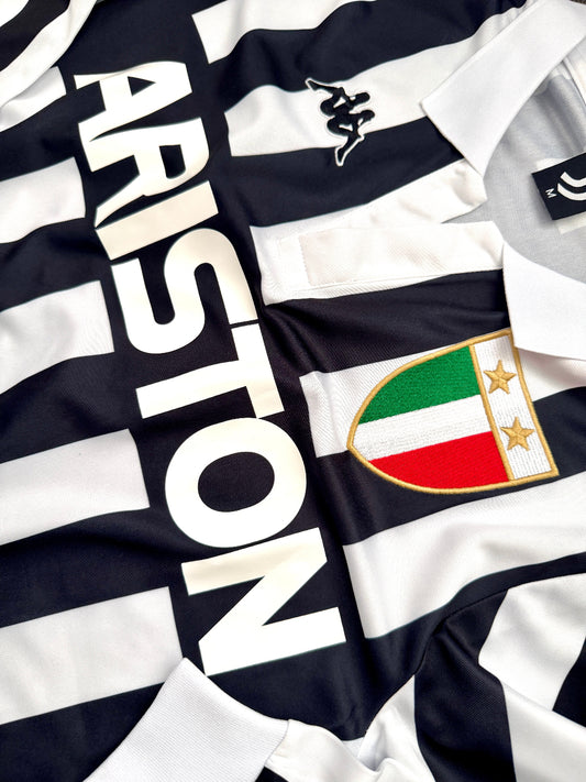 Jersey Retro Juventus 1984 1985 Local Manga Larga