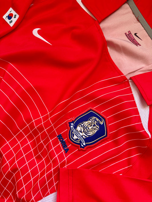 Jersey Retro Korea del Sur Local detalle
