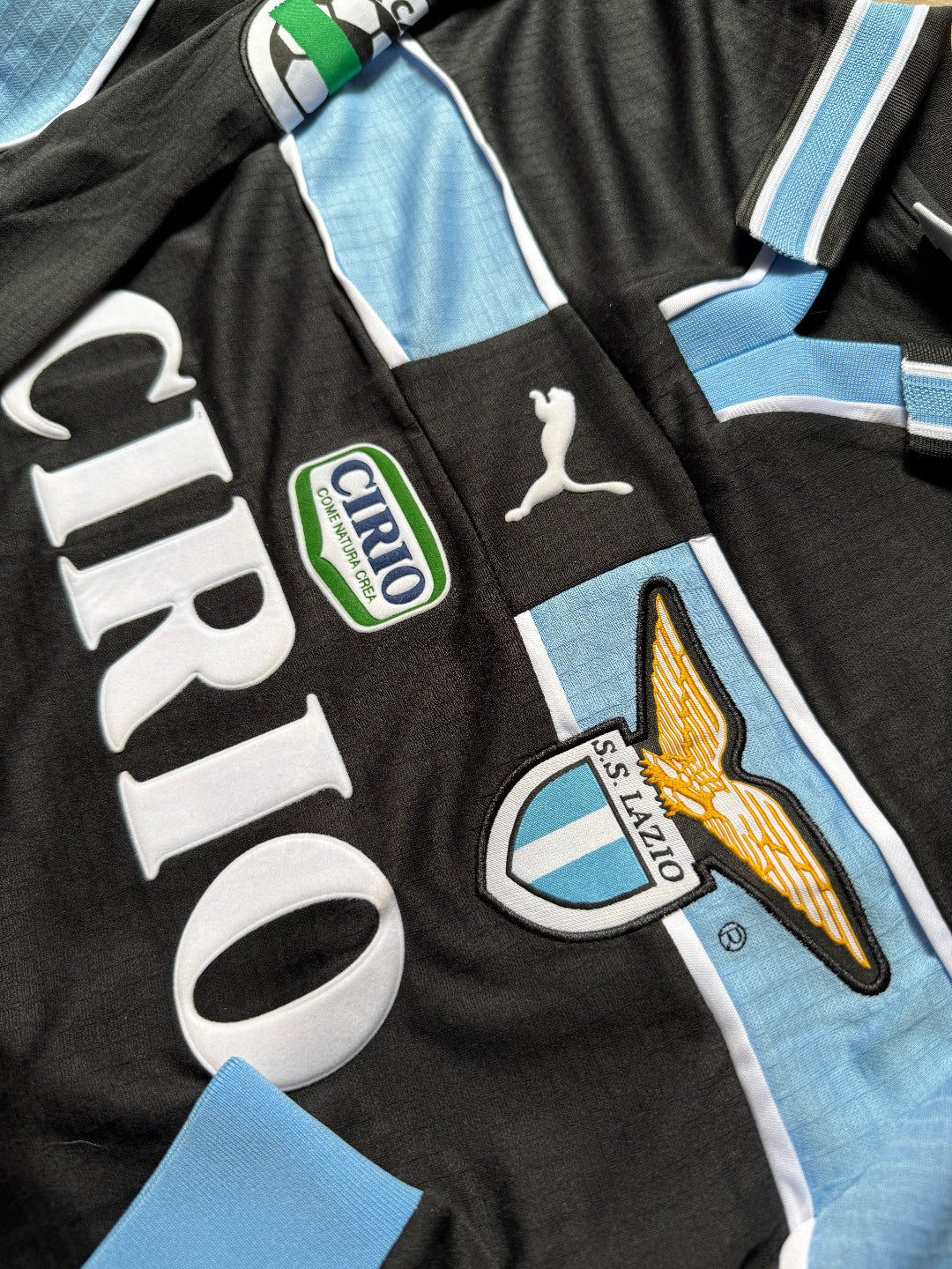 Jersey Retro Lazio 1998 2000 Visitante Manga Larga Salas