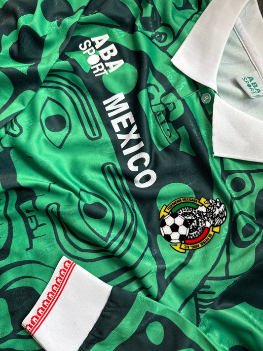 Jersey Retro México 1997 1998 Local Manga Larga