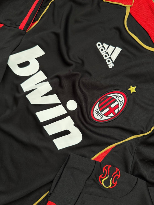 Jersey Retro Milan 2006 2007 Alternativo Kaka´ Manga Larga