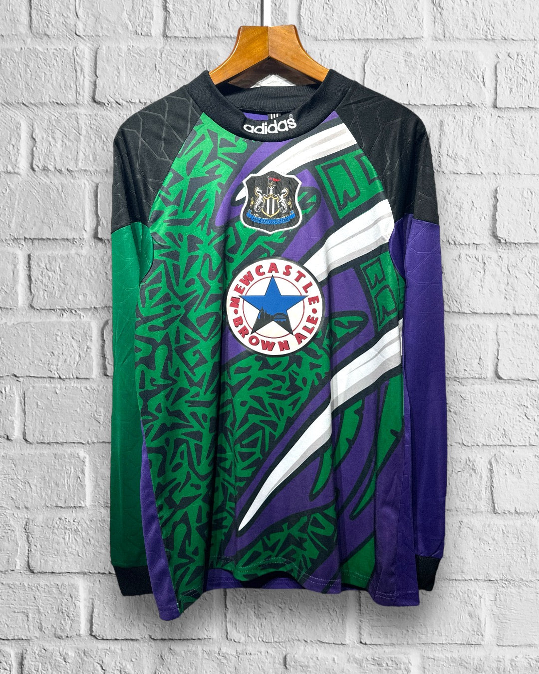 Jersey Retro Newcastle United 1995 1996 Portero Manga Larga