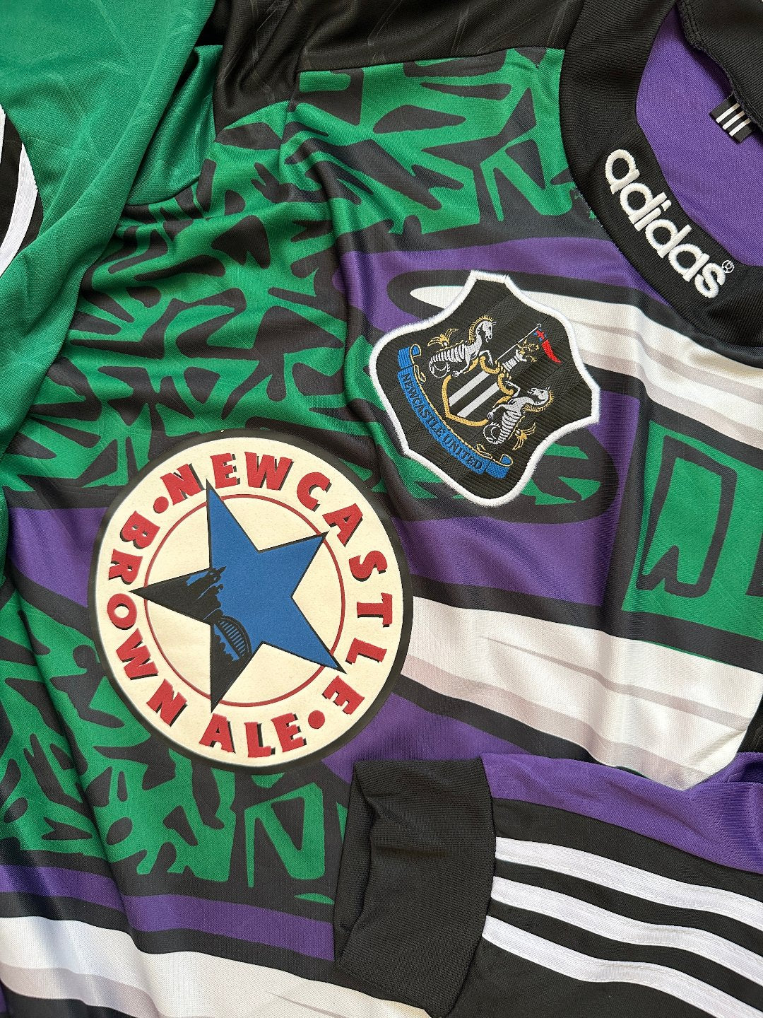Jersey Retro Newcastle United 1995 1996 Portero Manga Larga