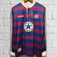 Jersey Retro Newcastle United 1995 1996 Visitante Manga Larga