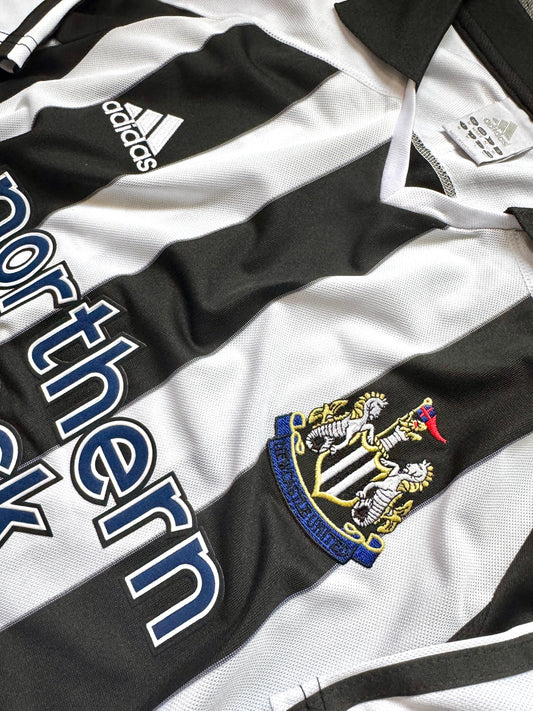Jersey Retro Newcastle United 2003 2005 Local Muñez Película Gol