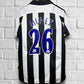 Jersey Retro Newcastle United 2003 2005 Local Muñez Película Gol