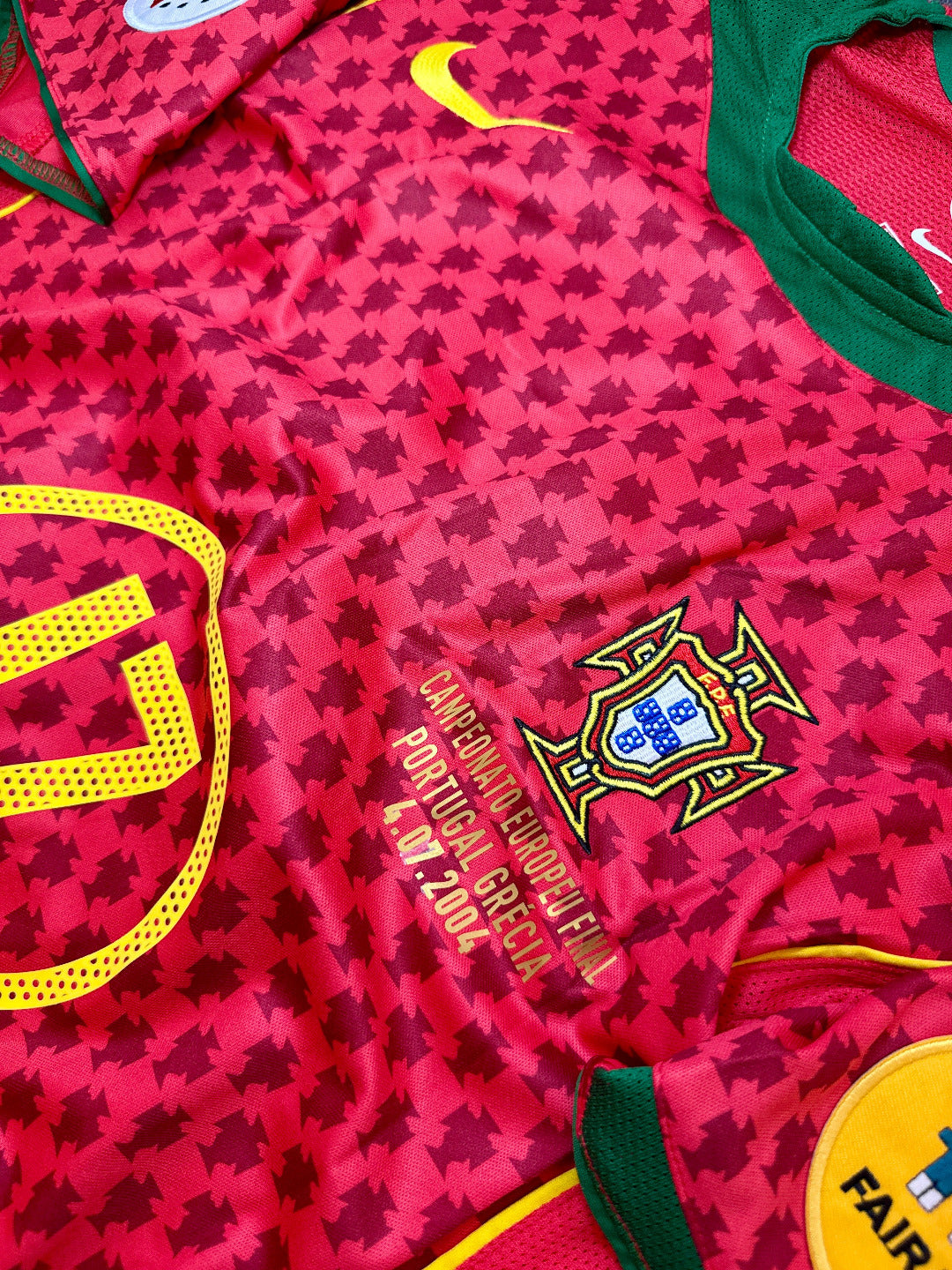 Jersey Retro Portugal Eurocopa 2004 Local Cristiano Ronaldo