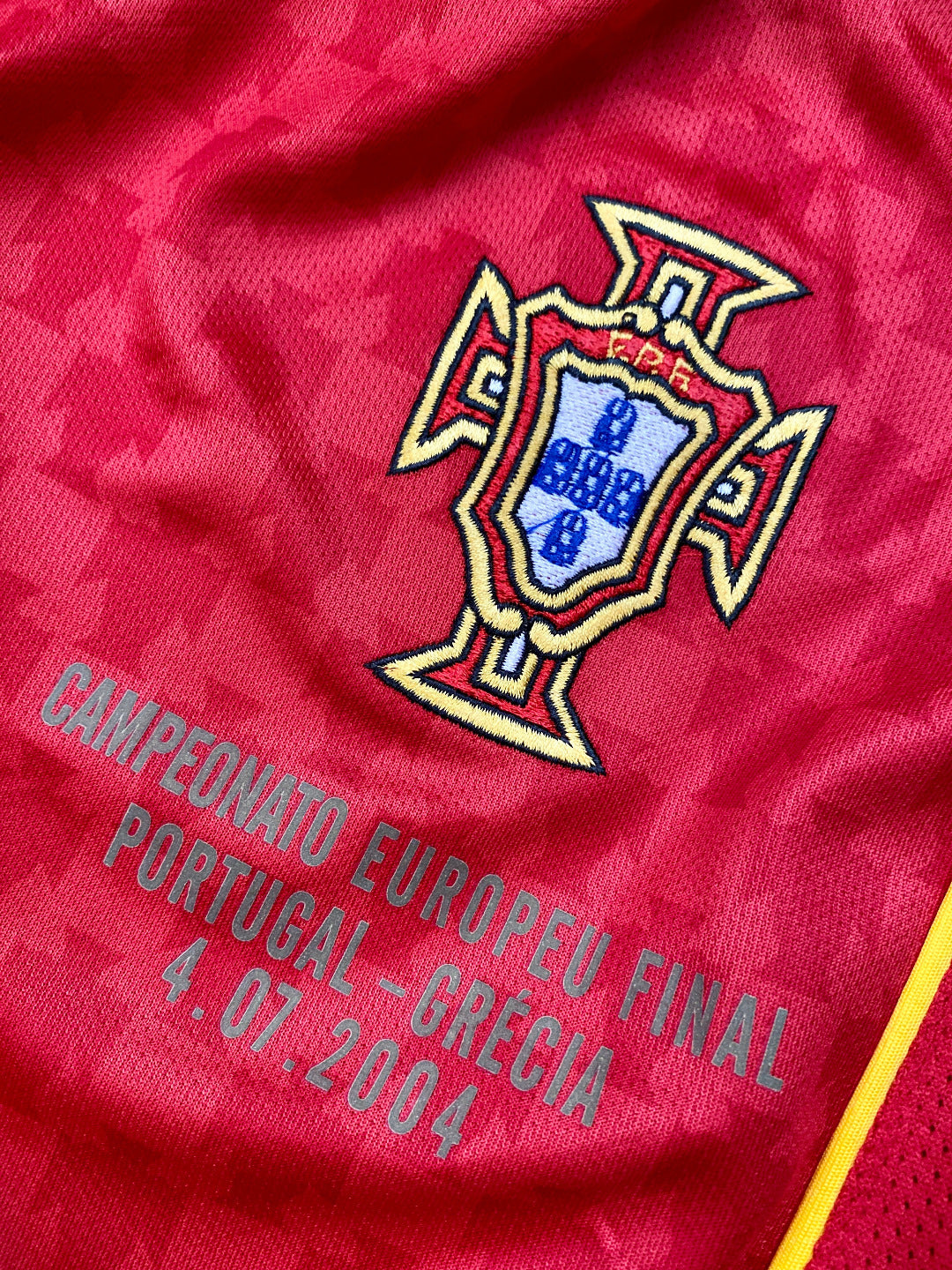 Jersey Retro Portugal Eurocopa 2004 Local Cristiano Ronaldo