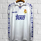 Jersey Retro Real Madrid 1996 1997 Local Homenaje Hugo Sanchez Manga Larga