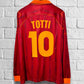Jersey Retro Roma 1999 2000 Local Totti Manga Larga
