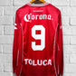 Jersey Retro Toluca 1998 1999 Local Manga Larga Jose Saturnino Cardozo
