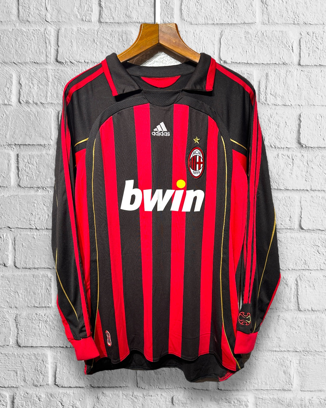 Jersey Retro Milan 2006 2007 Local Kaka´ Manga Larga – FUTTROLSMX