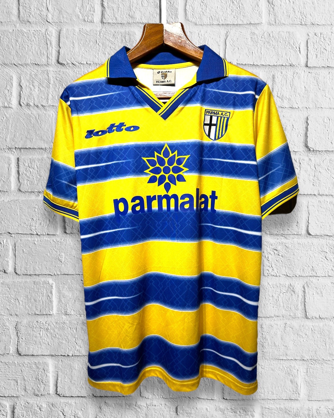 Jersey Retro Parma 1998 1999 Local Crespo 