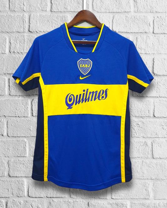 Jersey Retro Boca Juniors 2001 2002 Local frente