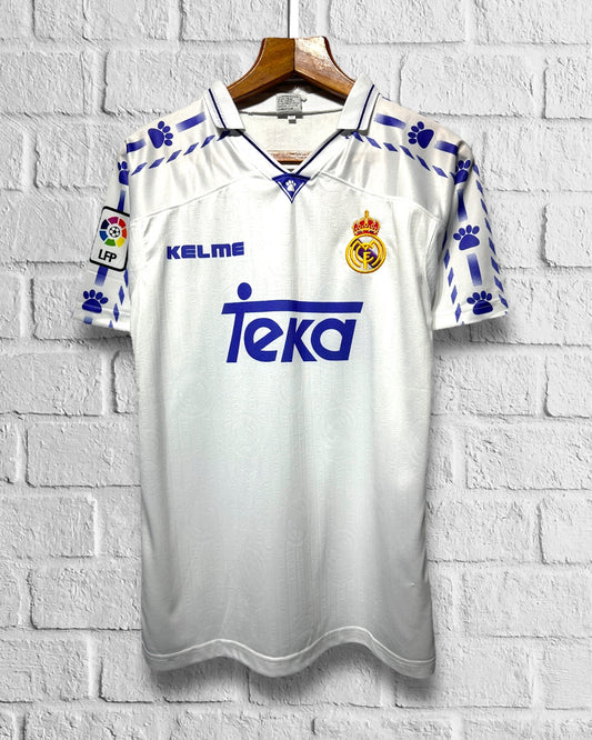 Jersey Retro Real Madrid 1996 1997 Local Homenaje Hugo Sanchez