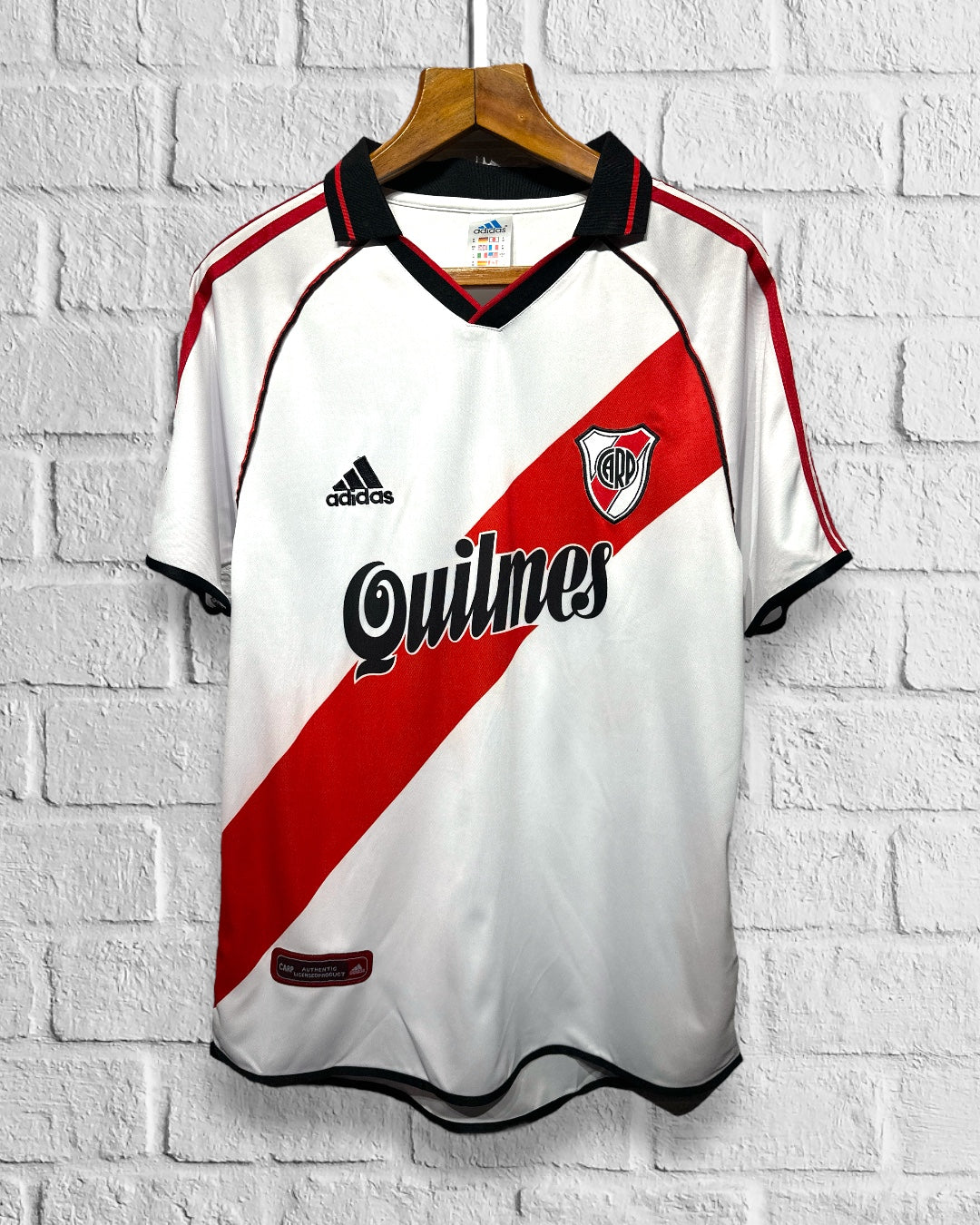 Jersey Retro River Plate 2001 Local Saviola