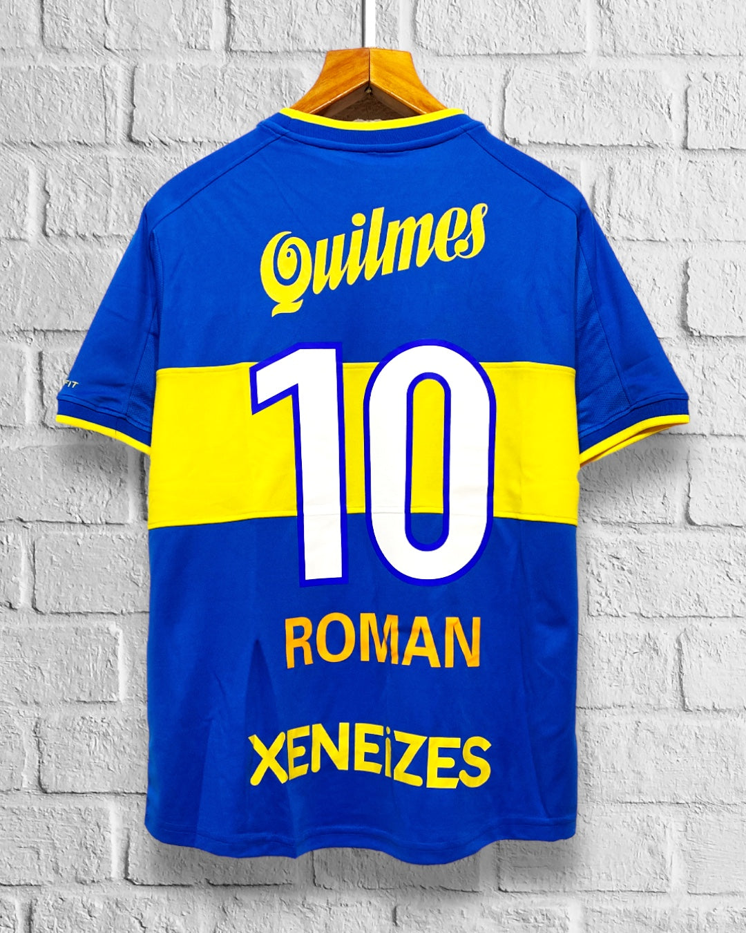 Jersey Retro Boca Juniors 1999 2000 Local Roman Riquelme dorsal