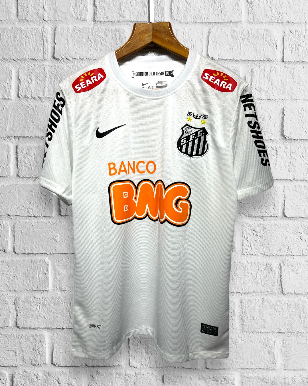 Jersey Retro Santos 2011 2012 Local Neymar Jr