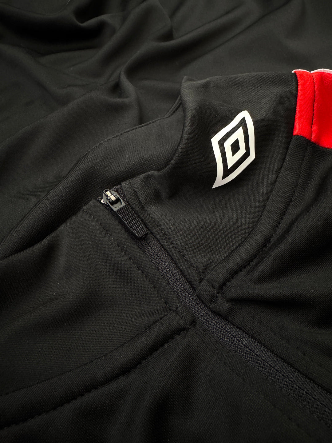 Sudadera Medio Cierre Retro Manchester United 1998 1999 Manga Larga