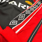 Sudadera Medio Cierre Retro Manchester United 1998 1999 Manga Larga