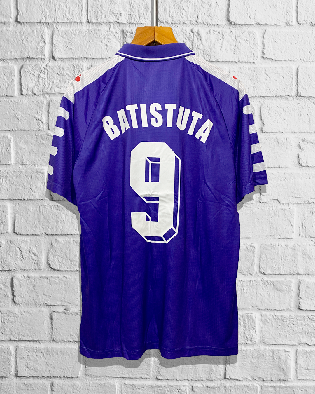 Jersey Retro Fiorentina 1998 1999 Local Batistuta dorsal