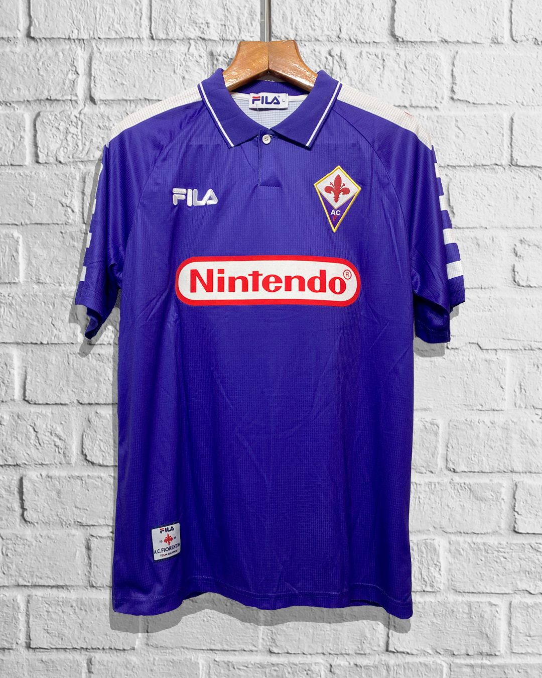 Jersey Retro Fiorentina 1998 1999 Local Batistuta